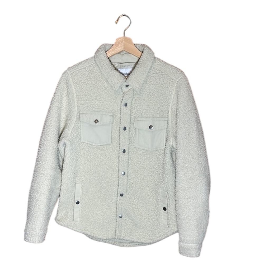 Men's Goodfellow & CO Small Cream Sherpa Jacket